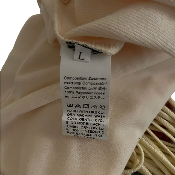 Women’s Verdusa Fringe Hem Long Sleeve Top-Size L - Picture 3 of 5